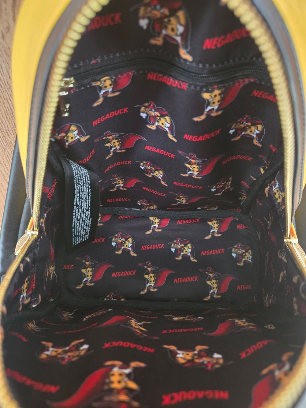 Loungefly NegaDuck Mini Backpack - Picture 3 of 4